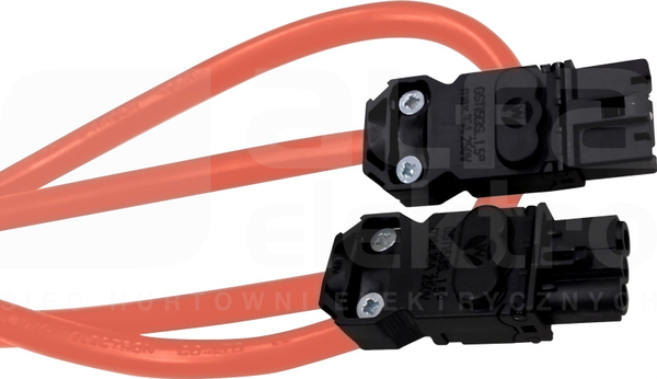SPECIAL lampa LED pomarańczowy Kabel zasilający
