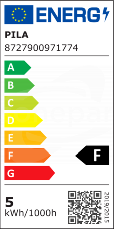 PILA LED 50W GU10 827 36D ND 4,7W 400lm (3szt) Źródło LED PILA (E)