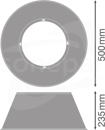 HB ALU REFLECTOR 500 Akcesoria