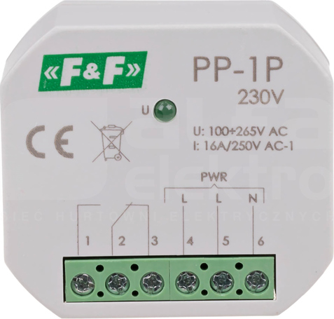 PP-1P 230V PRZEKAŹNIK ELEKTROMAGNETYCZY