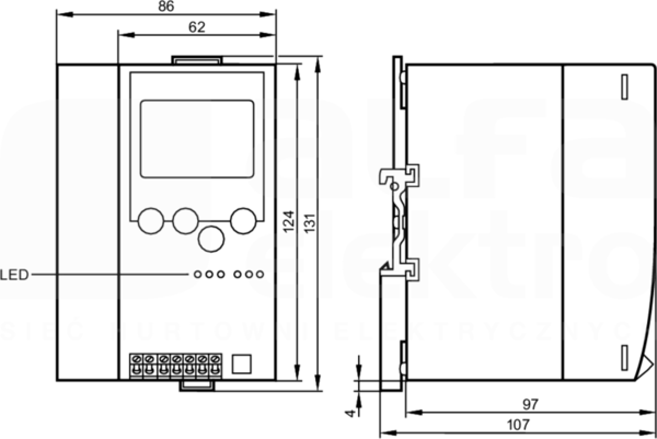 CONTROLLERE 1MSTR 1RS232C Kontroler E AS-I