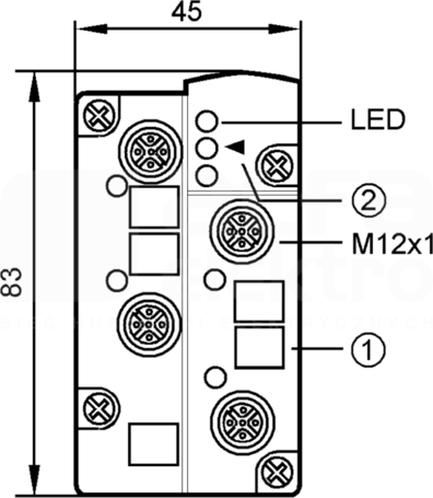 CLASSICLINE 4DI M12 Moduł CLASSICLINE