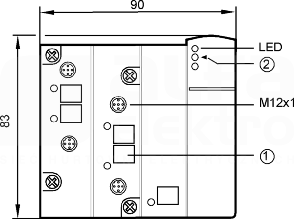 CLASSICLINEVA 4AI (C) M12 IP67 Moduł CLASSICLINE