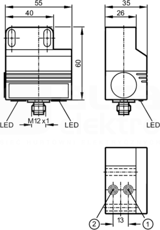 DUAL SENSOR T4 2SI 3D Czujnik indukcyjny