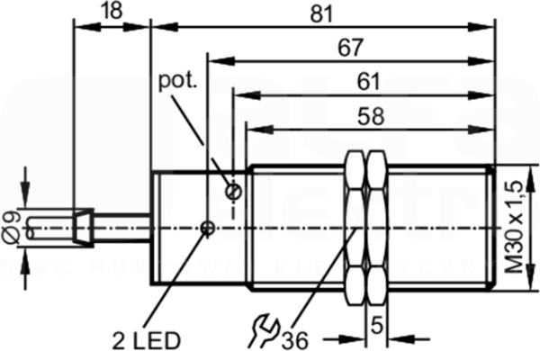 DIA3010-ZPKG/3D Monitor prędkości