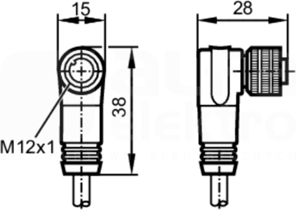 ADOAH040MSS0002C04 Wtyk czujnikowy żeński
