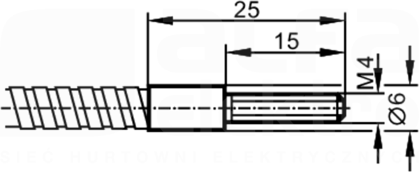 FE-00-A-A-M4/1M Czujnik światłowodowy