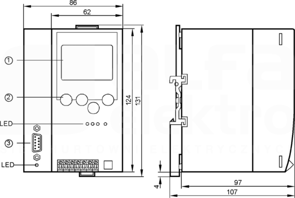 ASI DP GATEWAY 1 MASTER Moduł AS-I DP