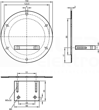MOUNTING SET KB/KI Zestaw montażowy