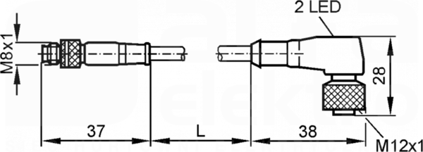 VDOAH032MSS0010H03STGF030MSS Kabel łączeniowy