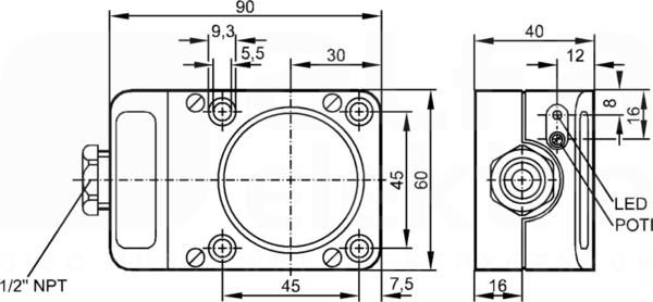ICE3040-FPKG/NPT Czujnik indukcyjny