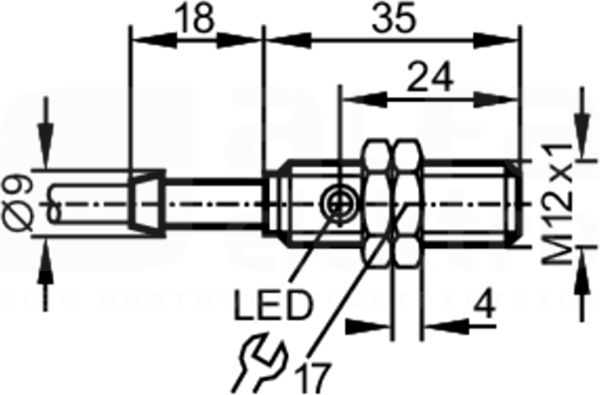 IFB3002-BPKG/3D Czujnik indukcyjny