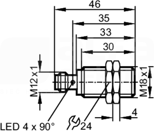 IGB3005-APKG/M/V4A/US-104-DPO Czujnik indukcyjny