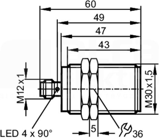 IIK3010-BPKG/M/US104-DPS Czujnik indukcyjny