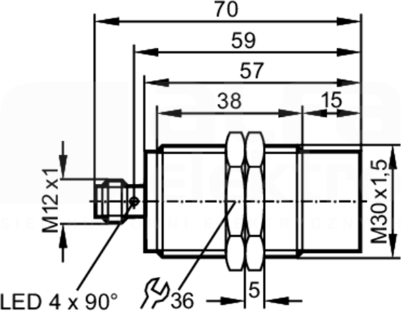 IIK2015-ASI/M/US-104 Czujnik indukcyjny