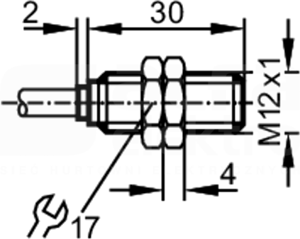 IF-2002-N/10M/1D/2G Czujnik indukcyjny