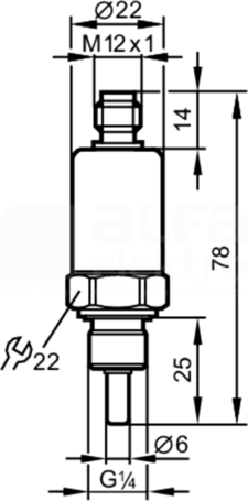 TY-025CFKR14-B-DKG Czujnik temperatury