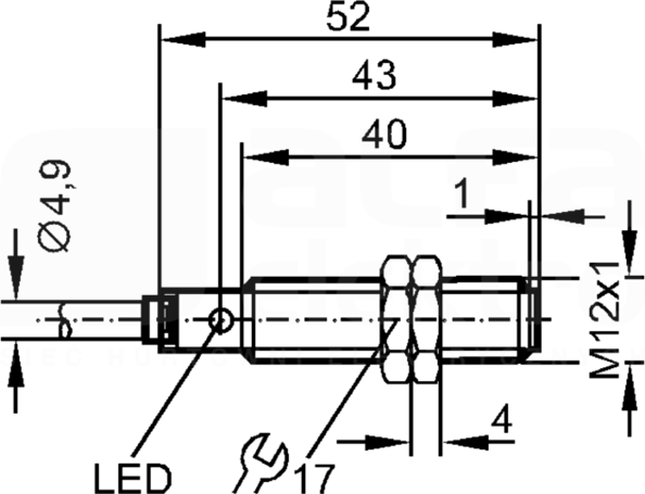 IFK3003BBPKG/V4A/30M Czujnik indukcyjny