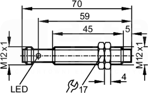 IFKC004-ASKG/M/V4A/US-104-DRS Czujnik indukcyjny