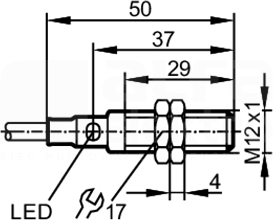 IFB3002-BPKG/M/V4A/10M Czujnik indukcyjny