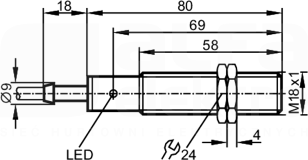 IGA2005-ABOA/10M/3D Czujnik indukcyjny