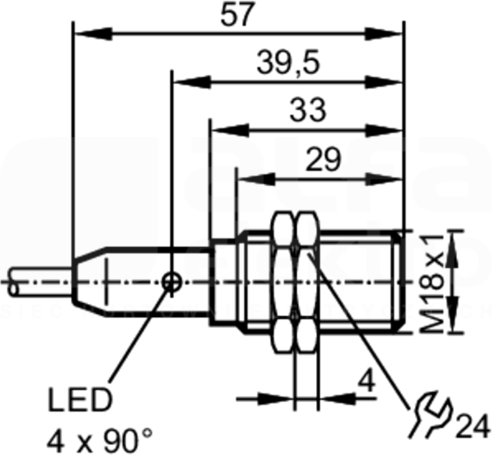 IGB3005-BPKG/M/V4A/10M Czujnik indukcyjny