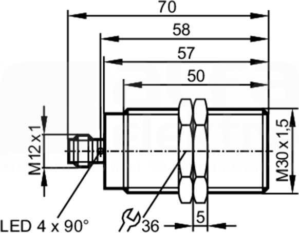 IIK3010-BPKG/AM/US104DPS/3G/3D Czujnik indukcyjny