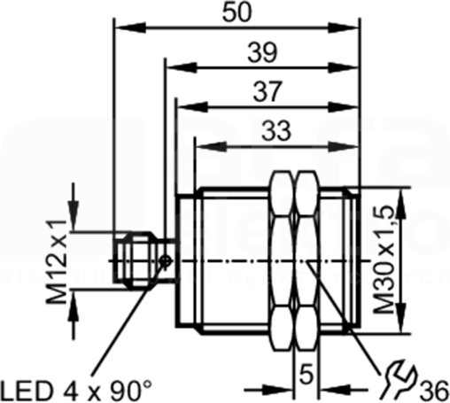 IIB3014BBPKG/M/V4A/US/3D/3G Czujnik indukcyjny