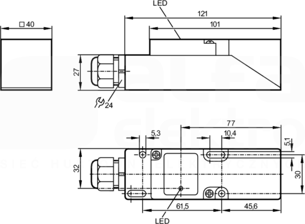 IME3020-FPKG/3D Czujnik indukcyjny