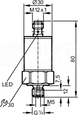 PD-010-RBG14-QFRKG/US/E Czujnik ciśnienia