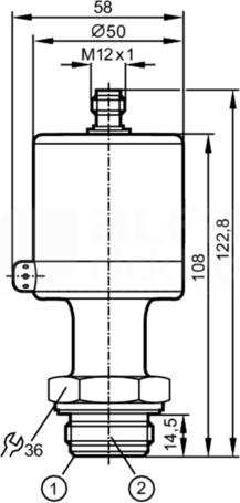 PMP004-RES30-PRAVG/US/L Czujnik ciśnienia PROFIBUS PA