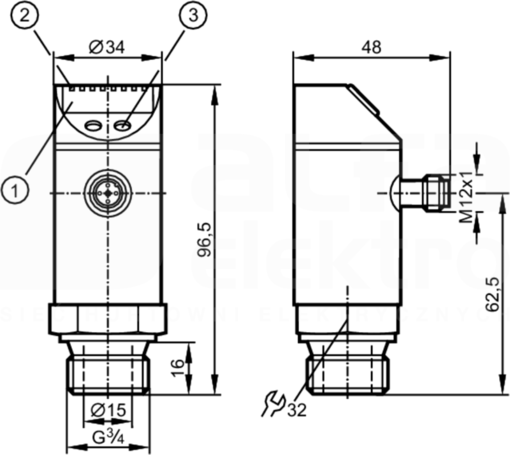 PN-010-RER34-LFPKG/US/V Czujnik ciśnienia programowalny