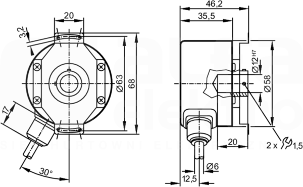 RO-3600-I05/N1U Enkoder