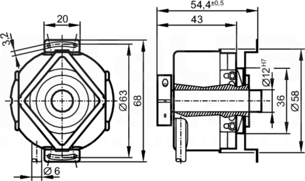 RO-1024-V05/N12 Enkoder