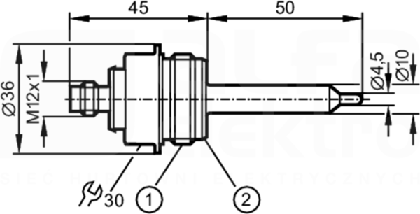 TM-050KCED10/US/V Czujnik temperatury
