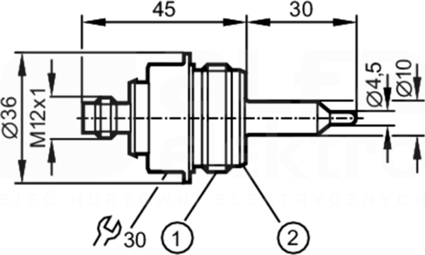 TM-030KCED10/US/V Czujnik temperatury