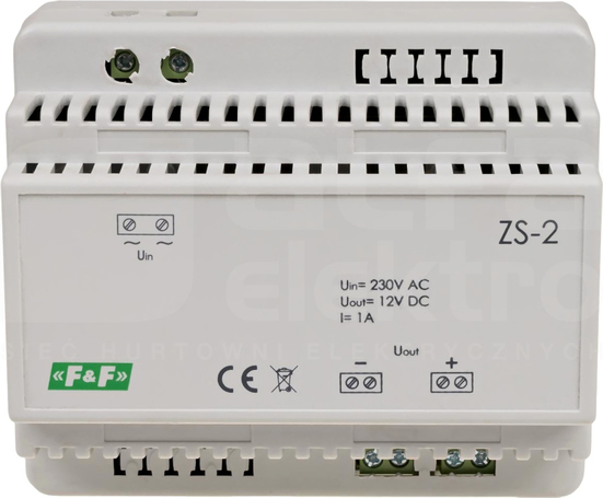 ZS-2 230VAC/12VDC ZASILACZ STABILIZOWANY