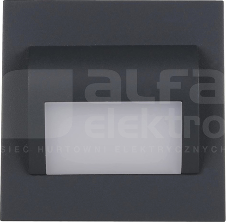 LINA 1,2W 3100K antracyt Oprawa LED schodowa