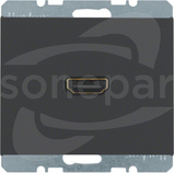 K.1 antracyt mat Gniazdo HDMI