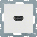 S.1/B.3/B.7 GLAS śnieżnobiały połysk Gniazdo HDMI