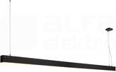 GLENOS 2m PD 3000K czarny Oprawa LED