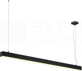 Q-LINE DALI SINGLE LED 1500mm czarny Oprawa zwieszana