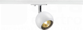 LIGHT EYE 1 GU10 SPOT 50W GU10 biały/chrom Oprawa halogenowa