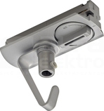Adapter szyny 1-faz.srebrnoszary Adapter