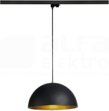 FORCHINI M 40W E27 czarny/złoty Oprawa do szyny 3-F