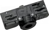 EUTRAC czarny Adapter szynowy