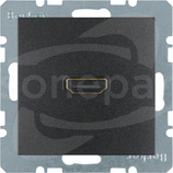 B.1/B.3/B.7 antracyt mat Gniazdo HDMI