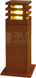 RUSTY SQUARE 40 11W E27 IP55 Słupek ogrodowy