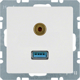 Q.x aksamit Gniazdo USB/3,5mm Audio