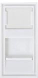 MMC 22,5x45 1xRJ45 Adapter keystone